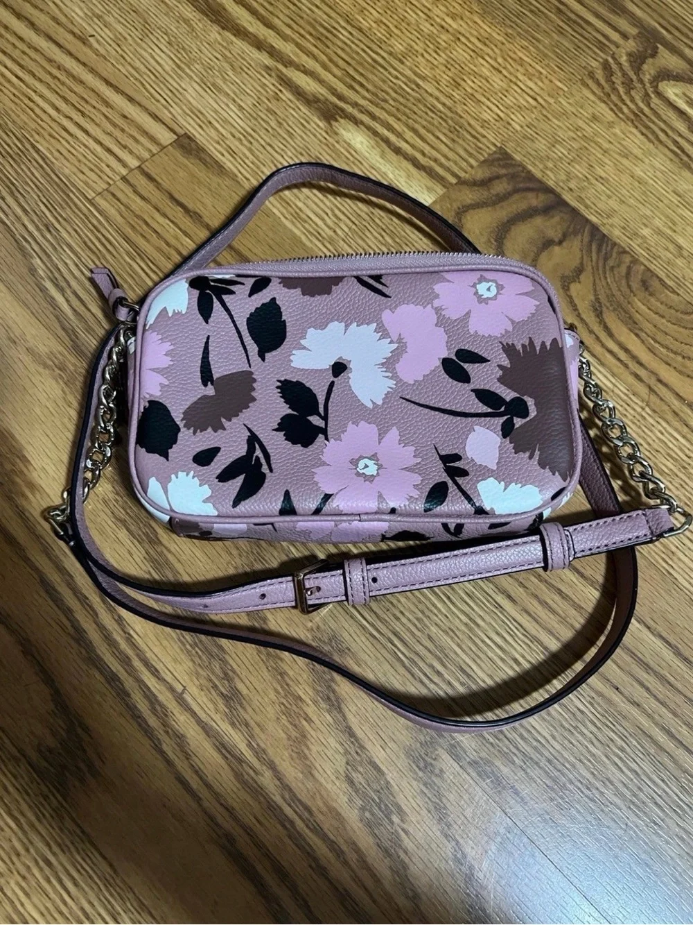 kate spade Pink Floral Crossbody Camera Bag